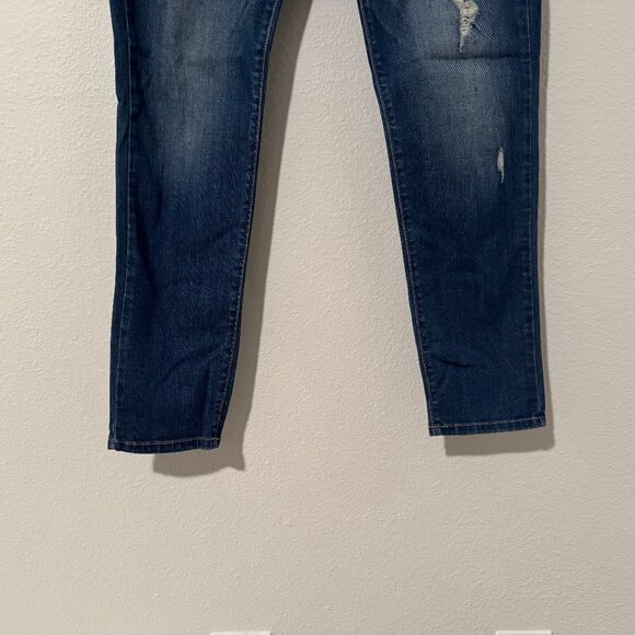 Flying Monkey Platinum Distressed Skinny Jeans MADE IN USA Size 26 (32x28) - Picture 5 of 14